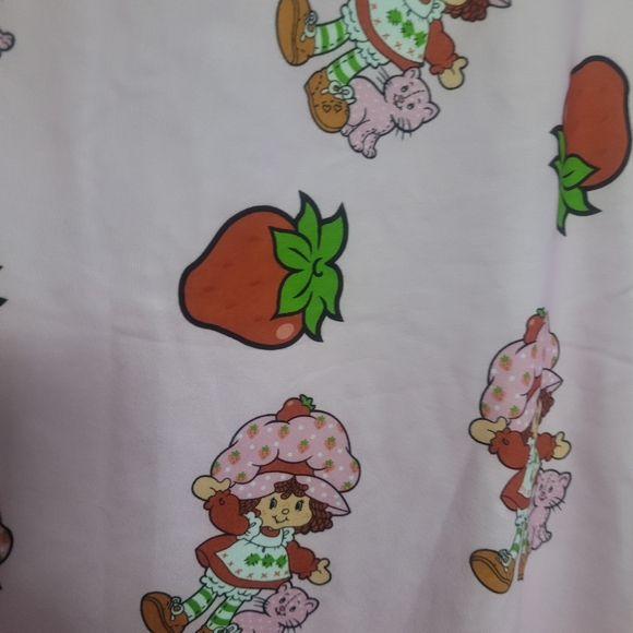 Playful Pink Strawberry Print Chemise - Picture 3 of 7